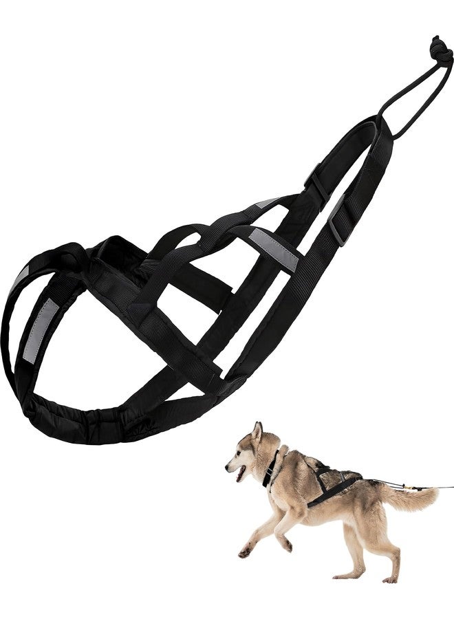 KH866 Dog Pulling Harness Reflective X-Back Harness for Sledding Exercise, Canicross Scootering, Bikejoring, Skijoring, Fit for French Bulldog Dogs, Small Husky, Small Shiba Inu (XL) - Image 1